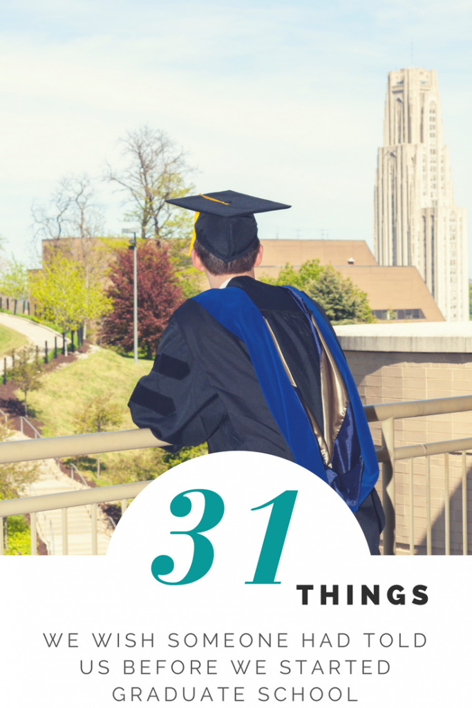 before we started graduate school advice 31 things anna blanch rabe